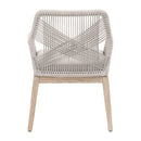 Woven Flat Rope Accent Armchairs (2) | Living Essentials Loom