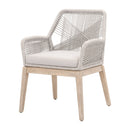 Woven Flat Rope Accent Armchairs (2) | Living Essentials Loom