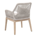 Woven Flat Rope Accent Armchairs (2) | Living Essentials Loom