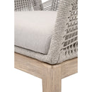 Woven Flat Rope Accent Armchairs (2) | Living Essentials Loom
