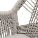 Woven Flat Rope Accent Armchairs (2) | Living Essentials Loom