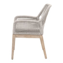 Woven Flat Rope Accent Armchairs (2) | Living Essentials Loom