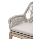 Taupe Flat Rope Outdoor Armchairs (2) | Living Essentials Loom