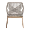 Taupe Flat Rope Outdoor Armchairs (2) | Living Essentials Loom