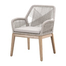 Taupe Flat Rope Outdoor Armchairs (2) | Living Essentials Loom