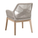 Taupe Flat Rope Outdoor Armchairs (2) | Living Essentials Loom