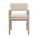 White Rattan Outdoor Dining Armchair | Living Essentials Lucia