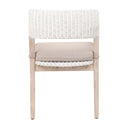 White Rattan Dining Armchair | Living Essentials Lucia