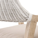 White Rattan Dining Armchair | Living Essentials Lucia