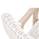 White Rattan Dining Armchair | Living Essentials Lucia