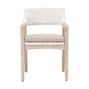 White Rattan Dining Armchair | Living Essentials Lucia