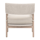 Modern European furniture - White Rattan Outdoor Club Chair - www.oroa.com