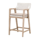 White Rattan Counter Stool | Living Essentials Lucia
