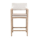 White Rattan Counter Stool | Living Essentials Lucia