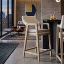 White Rattan Counter Stool | Living Essentials Lucia