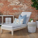 Taupe & White Rope Accent Table | Living Essentials Loom