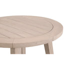 Outdoor Teak Round Counter Table | Living Essentials Carmel