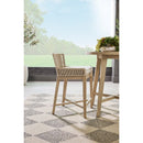 Outdoor Teak Round Counter Table | Living Essentials Carmel
