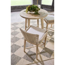 Outdoor Teak Round Counter Table | Living Essentials Carmel