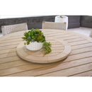 Round Teak Outdoor Dining Table | Living Essentials Boca