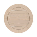 Round Teak Outdoor Dining Table | Living Essentials Boca