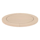 Round Teak Outdoor Dining Table | Living Essentials Boca
