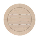 Round Teak Outdoor Dining Table | Living Essentials Boca