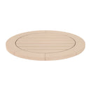 Round Teak Outdoor Dining Table | Living Essentials Boca