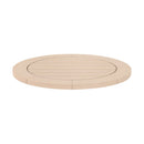 Round Teak Outdoor Dining Table | Living Essentials Boca