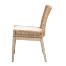 Natural Rattan Dining Chairs (2) | Living Essentials Seaside