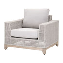Modern European furniture - Flat Rope Outdoor Sofa Chair - www.oroa.com
