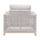 Modern European furniture - Flat Rope Outdoor Sofa Chair - www.oroa.com