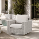 Flat Rope Outdoor Swivel Chair | Living Essentials Tropez
