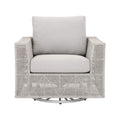 Flat Rope Outdoor Swivel Chair | Living Essentials Tropez