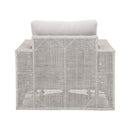 Flat Rope Outdoor Swivel Chair | Living Essentials Tropez