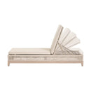 Beige Woven Rope Outdoor Chaise Lounge | Living Essentials Tropez