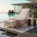 Taupe Stripes Outdoor Chaise Lounge | Living Essentials Tapestry