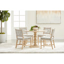 Interlaced Flat Rope Dining Chairs (2) | Living Essentials Costa
