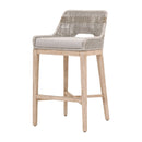 Taupe Stripe Rope Bar Stool | Living Essentials Tapestry
