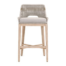 Taupe Stripe Rope Bar Stool | Living Essentials Tapestry