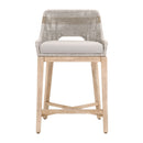 Taupe Stripe Rope Counter Stool | Living Essentials Tapestry