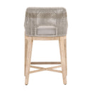 Taupe Stripe Rope Counter Stool | Living Essentials Tapestry