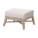 Taupe Rope Outdoor Footstool | Living Essentials Tapestry