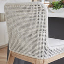 White Flat Rope Counter Stool | Living Essentials Mesh