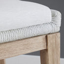 White Flat Rope Counter Stool | Living Essentials Mesh