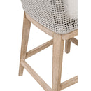White Flat Rope Counter Stool | Living Essentials Mesh