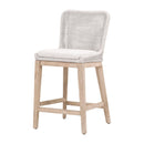 White Flat Rope Counter Stool | Living Essentials Mesh