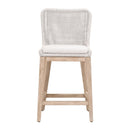 White Flat Rope Counter Stool | Living Essentials Mesh