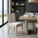 White Speckle Rope Dining Chairs (2) | Living Essentials Mesh