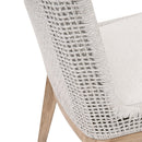 White Speckle Rope Dining Chairs (2) | Living Essentials Mesh